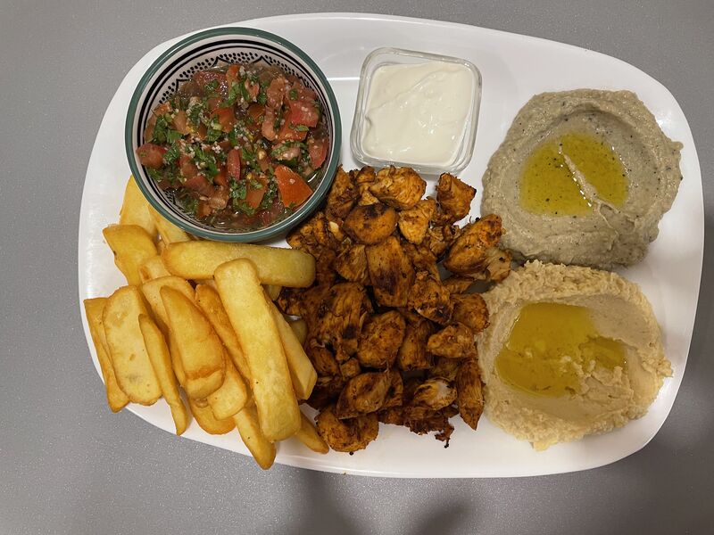 Assiette chich tawouk