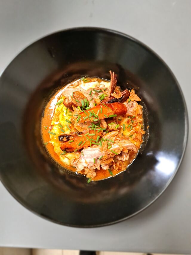 Effiloché de porc à la bière