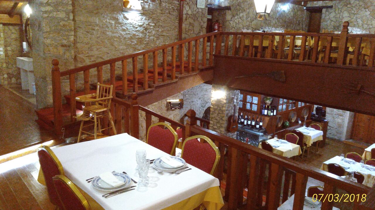 Vista da sala de cima e da sala de baixo