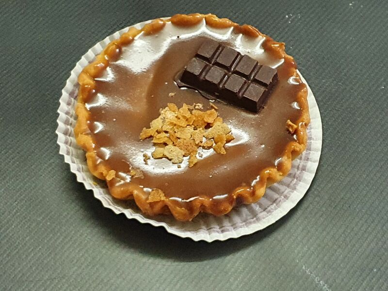 LA TARTELETTE CROUSTILLANTE
- cremeux chocolat caramel
- croustillant 