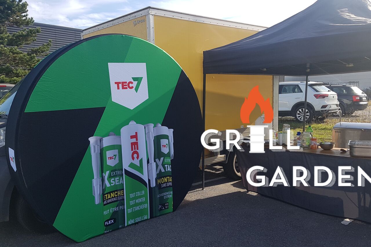 PLANCHA AU FEU DE BOIS GEANTE