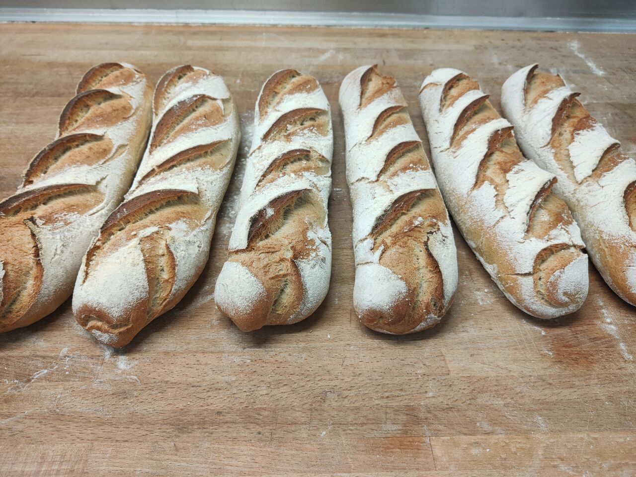 nos pains blancs fariné