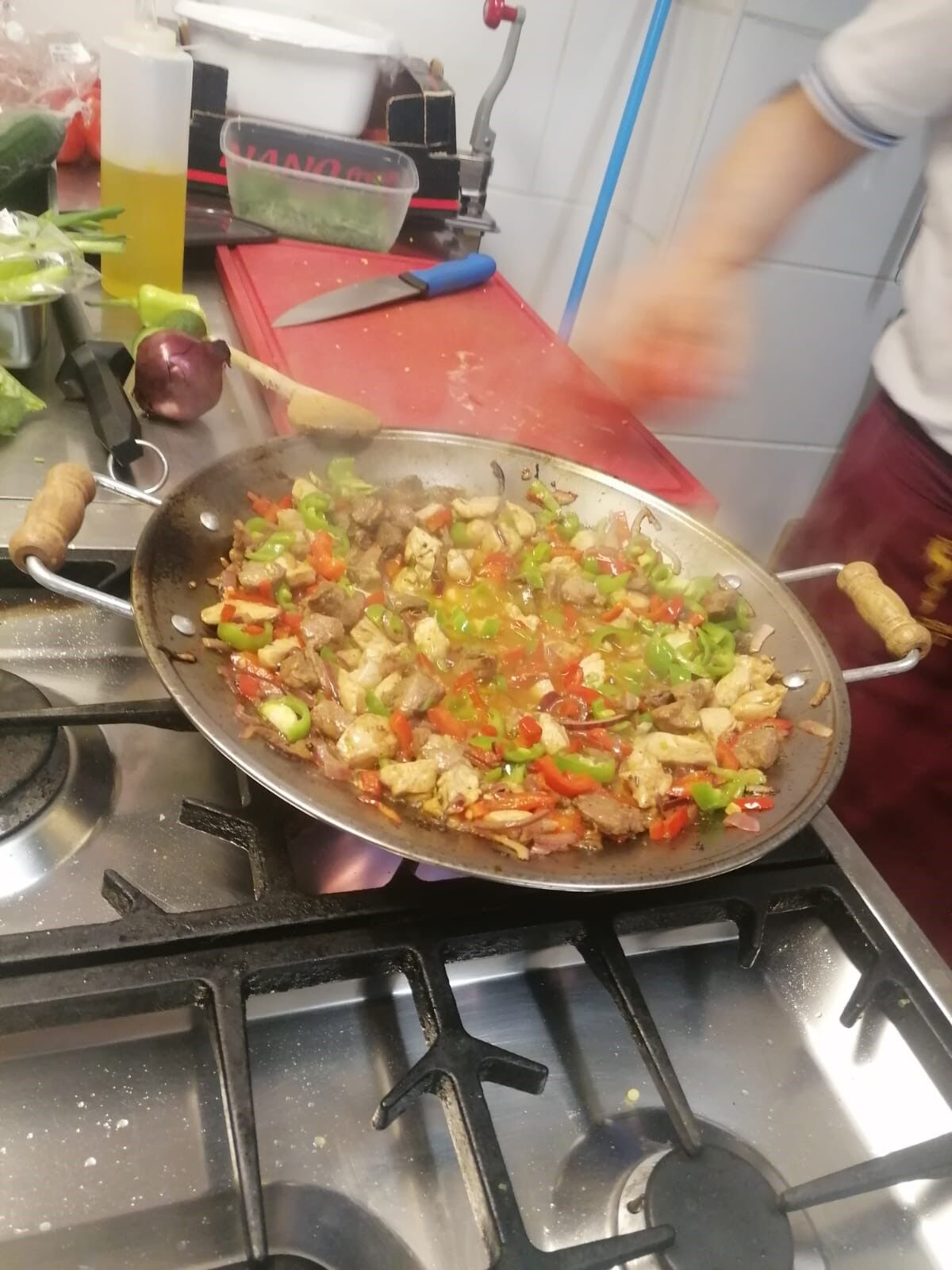Nur frisches Fleisch und Gemüse