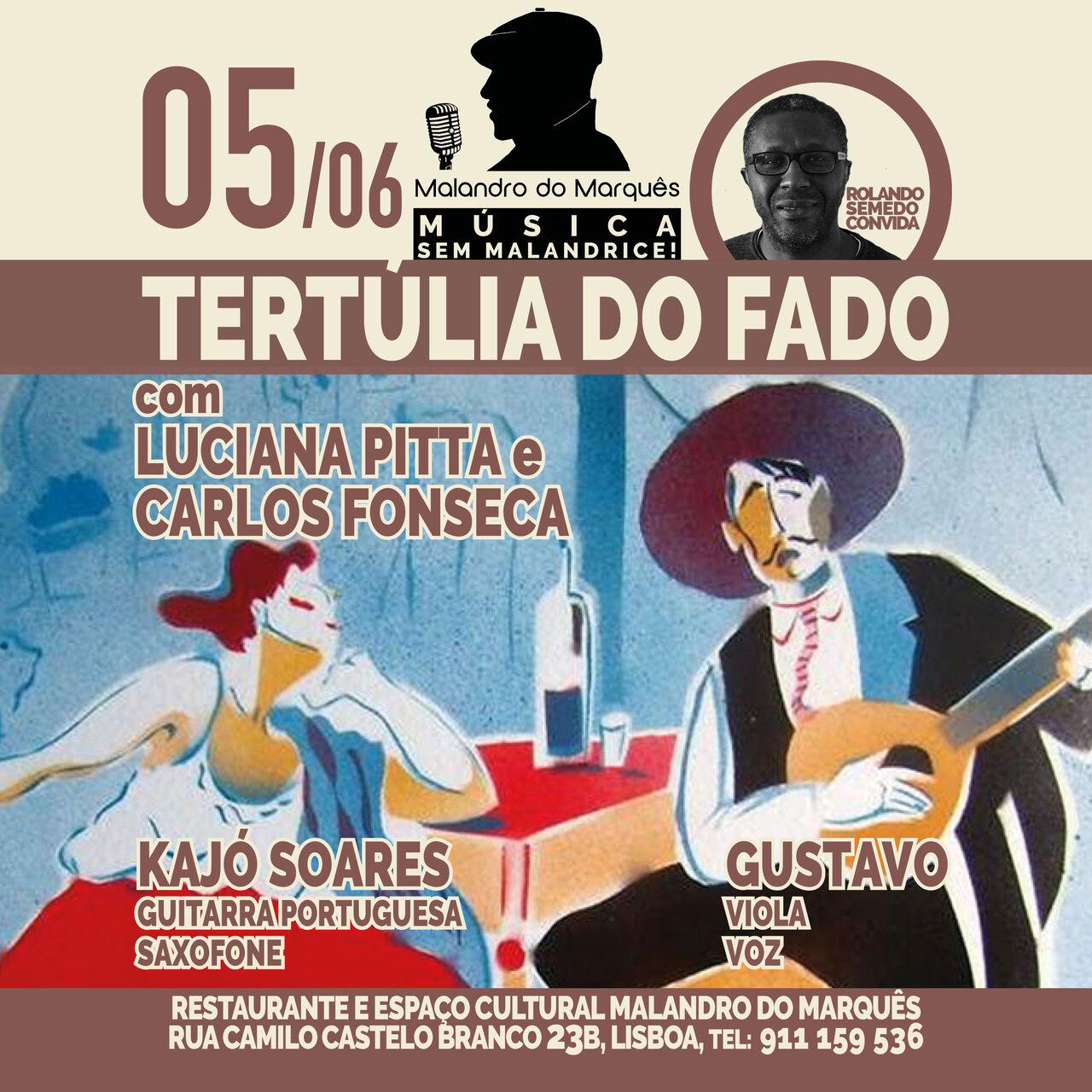 Tertulia do Fado no Malandro do Marquês