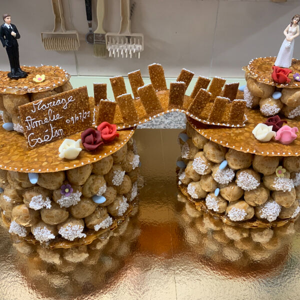 Pièce montée pont des amoureux