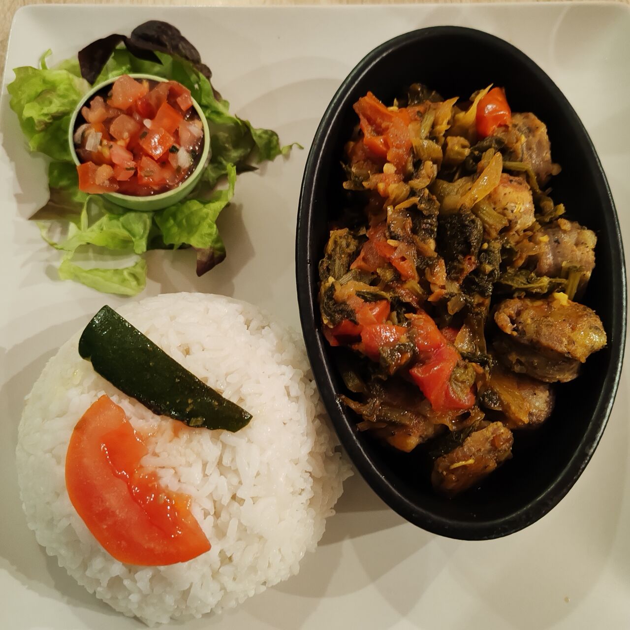 Saucisse fraîche réunionnaise au bread Anatsonga