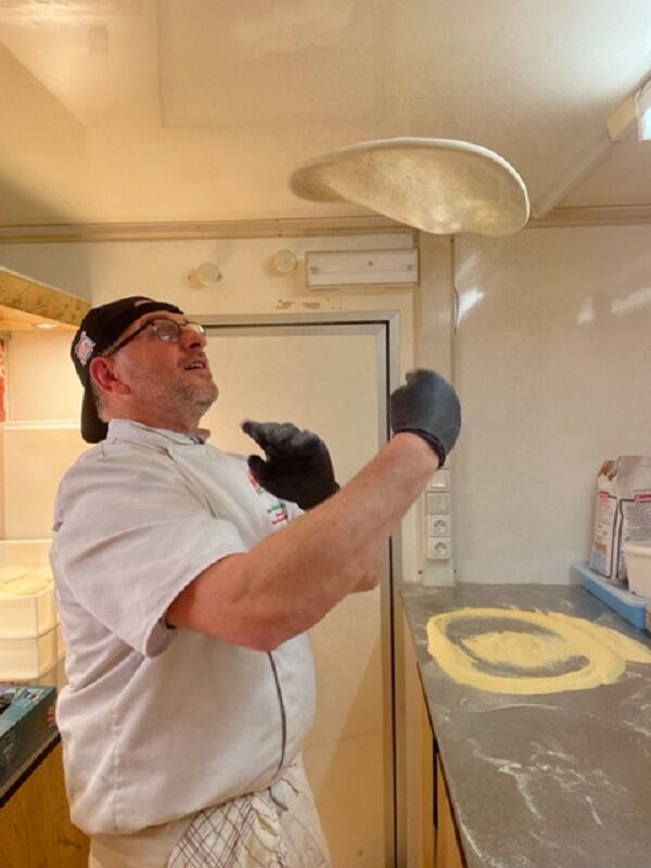 Le champion en action !