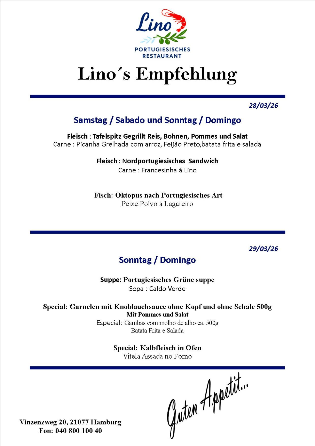 Wochenende, Specials