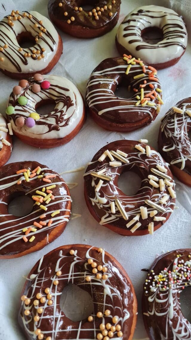 Donuts au chocolat