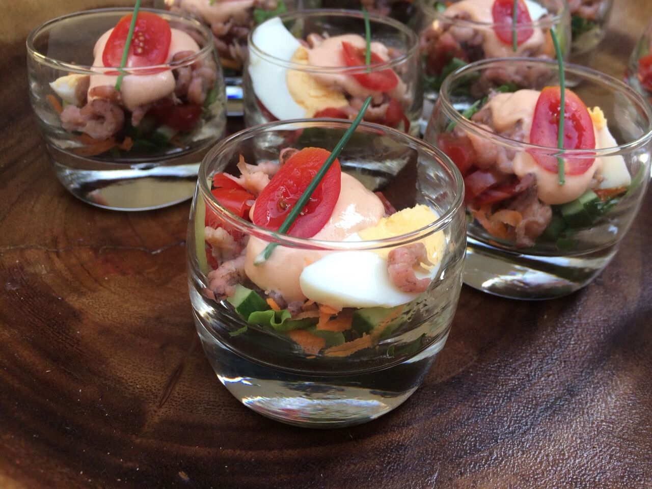 Hapje tomaat crevette maar anders