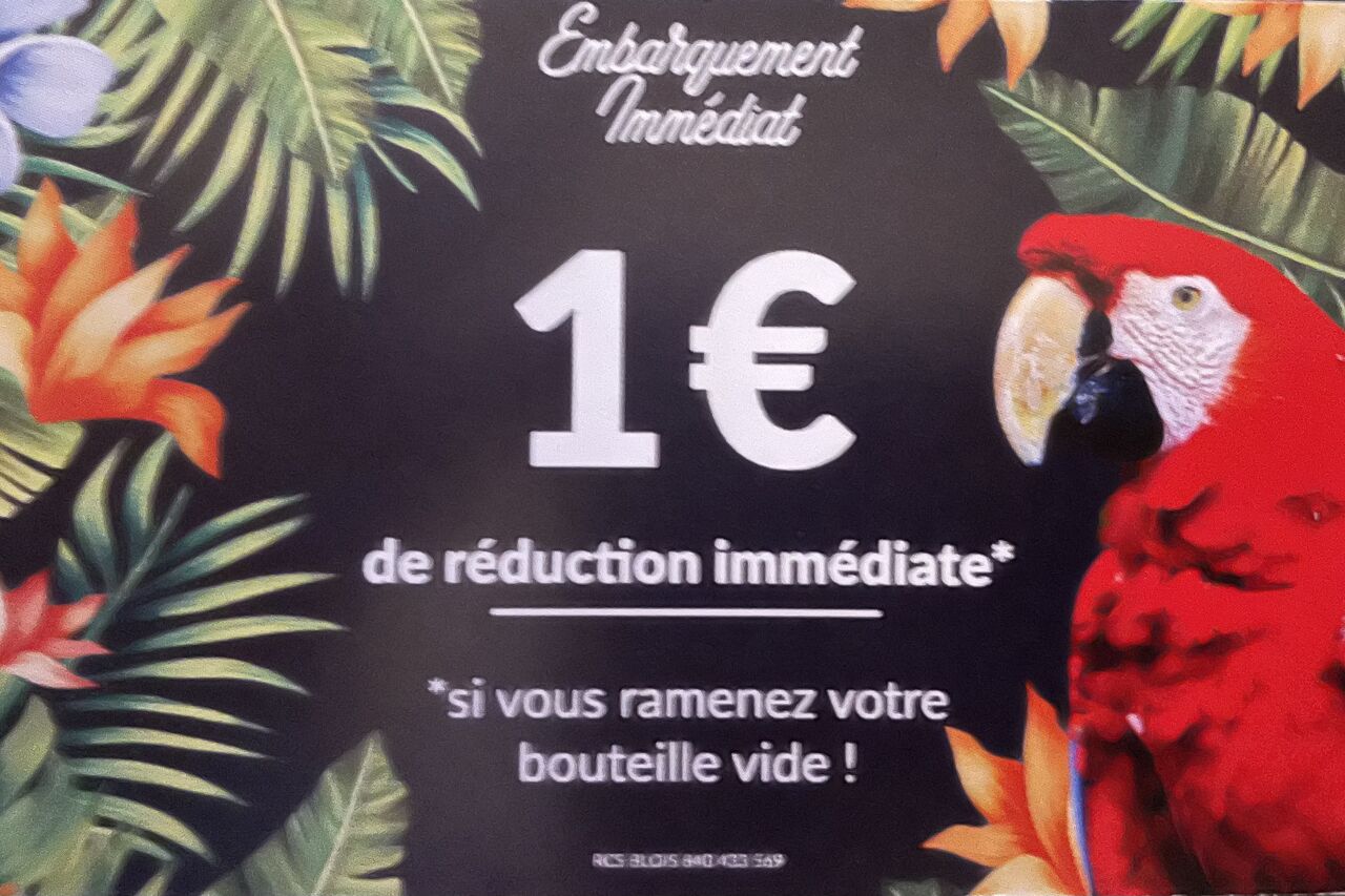1 € de réduction immédiate*
