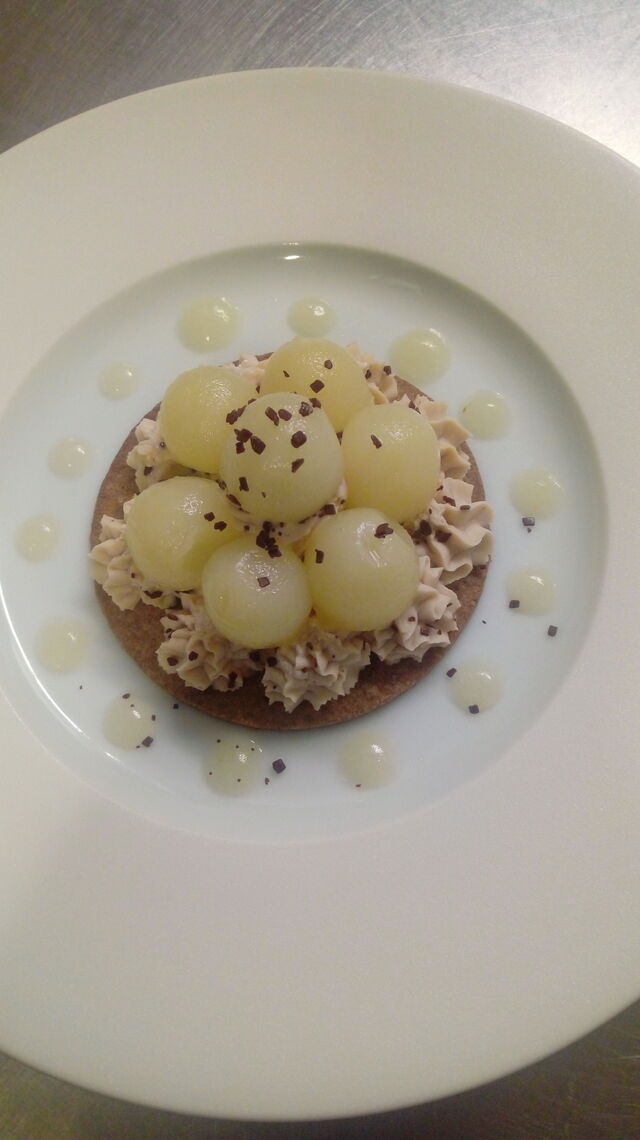 Tarte châtaigne poires