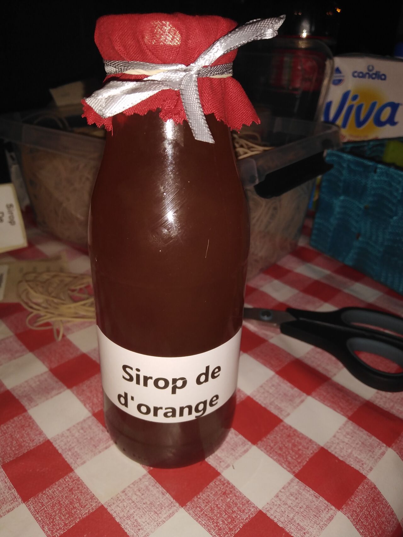 Sirop d'orange 4.50€