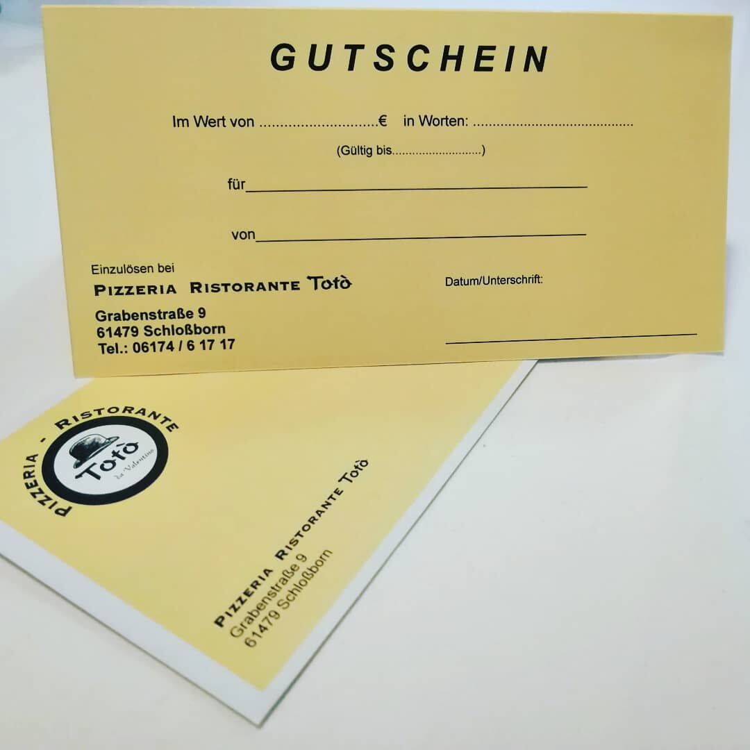 Bei uns gibt es auch Gutscheine!