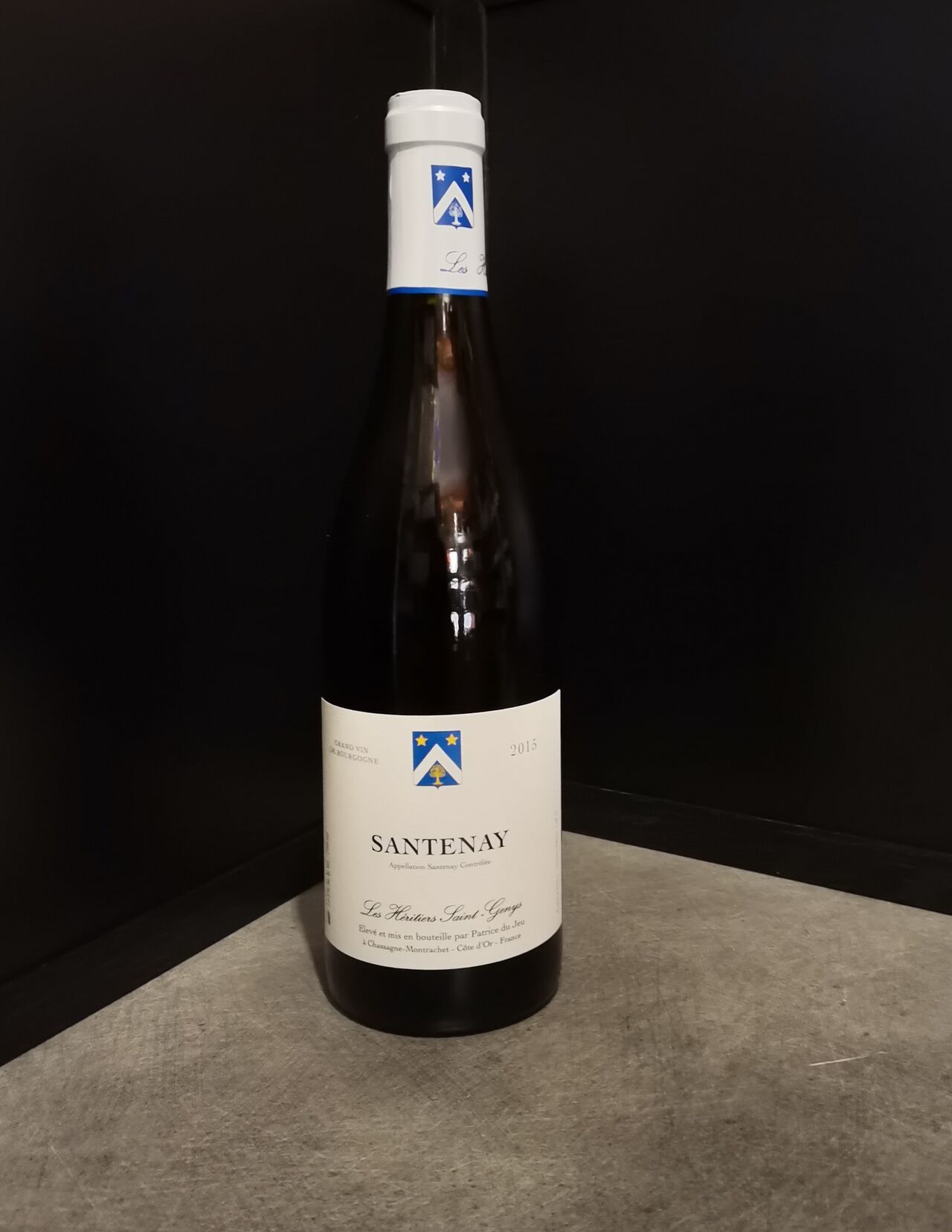 Domaine Les Héritiers Saint-Genys, Santenay rouge 2015=28.90€ la bouteille