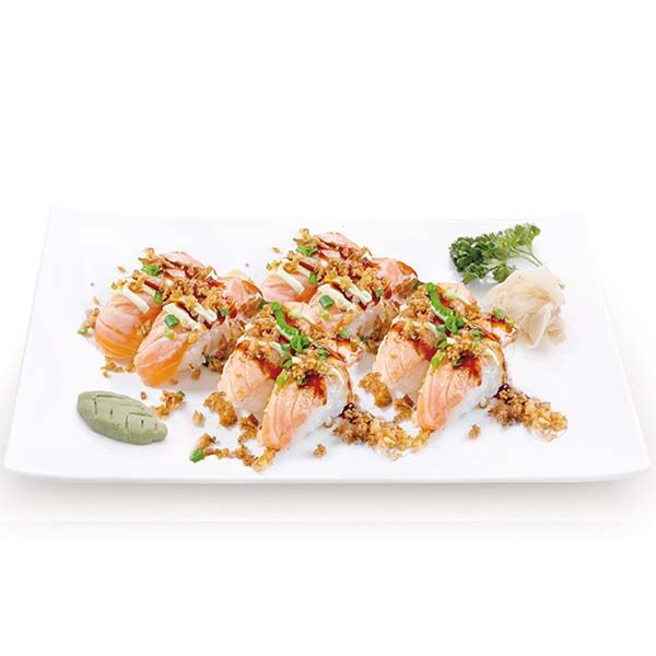 8 sushi saumon mi-cuit