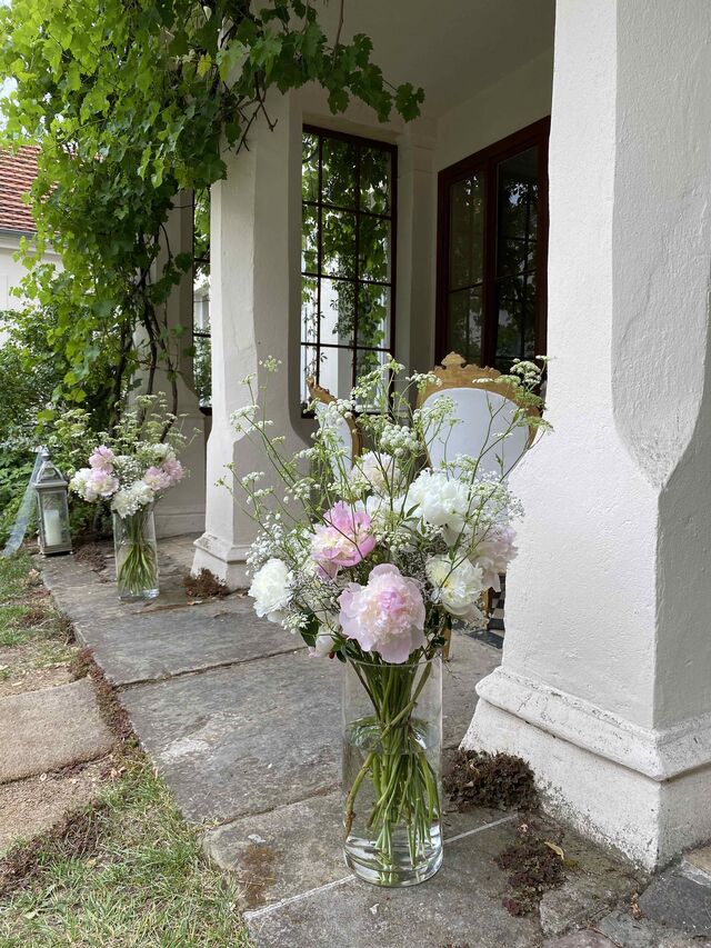 Romantische Trauung unter der Loggia