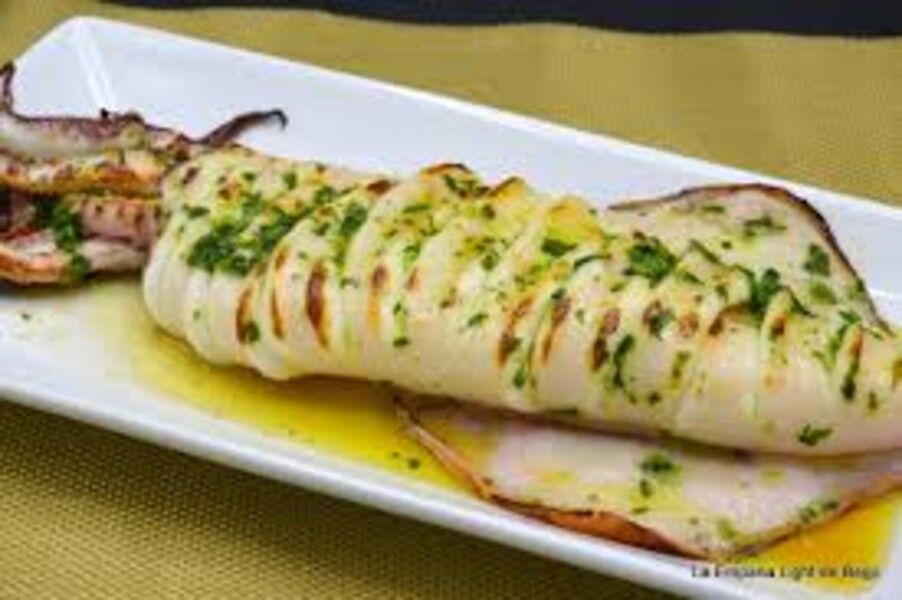 calamar plancha