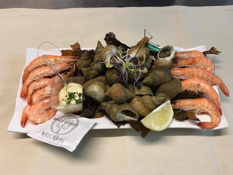 Duo de crevettes et bulots