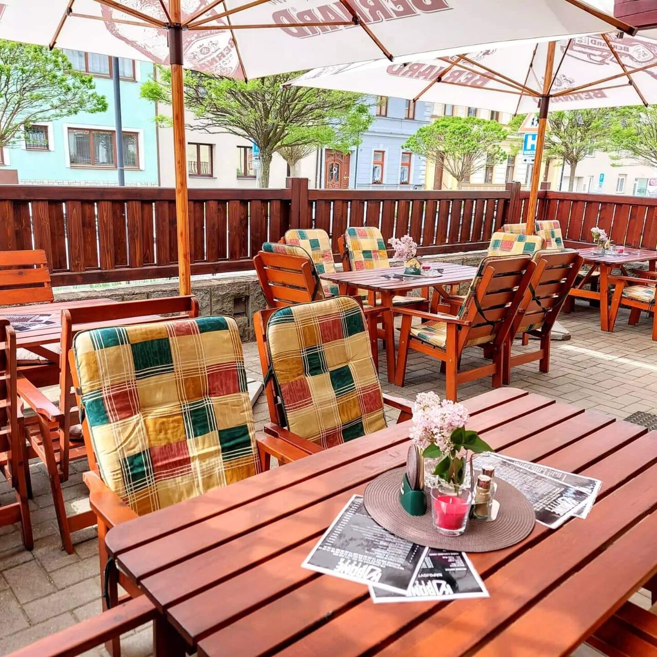 Posezení na zahrádce