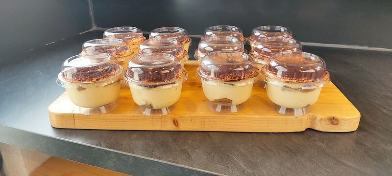 Tiramisu maison 3 € la portion