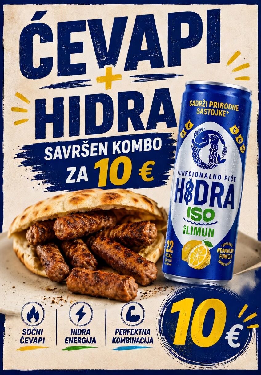 Hydra i ćevapi promocija