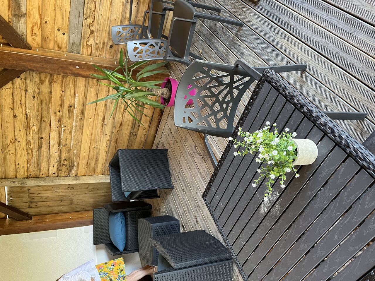 Salon de jardin pour le Verre 