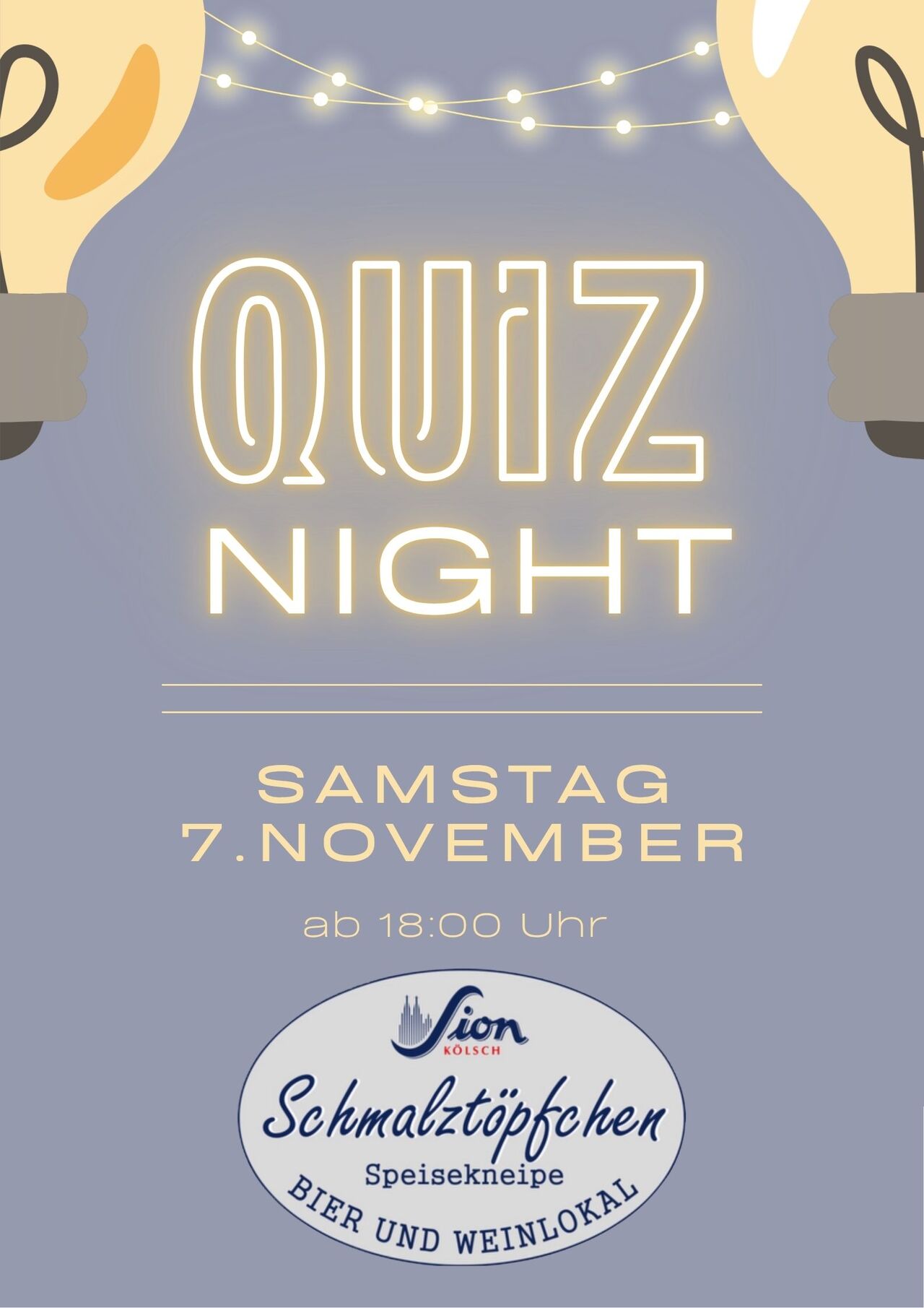 QUIZ NIGHT am 07.11.2026