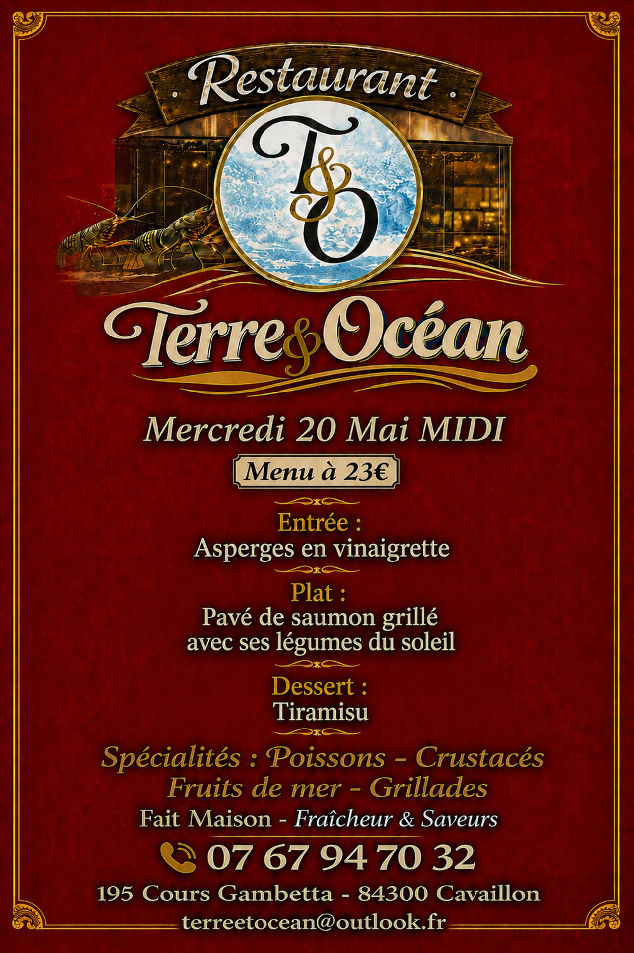 Menu Mercredi 20 Mai MIDI