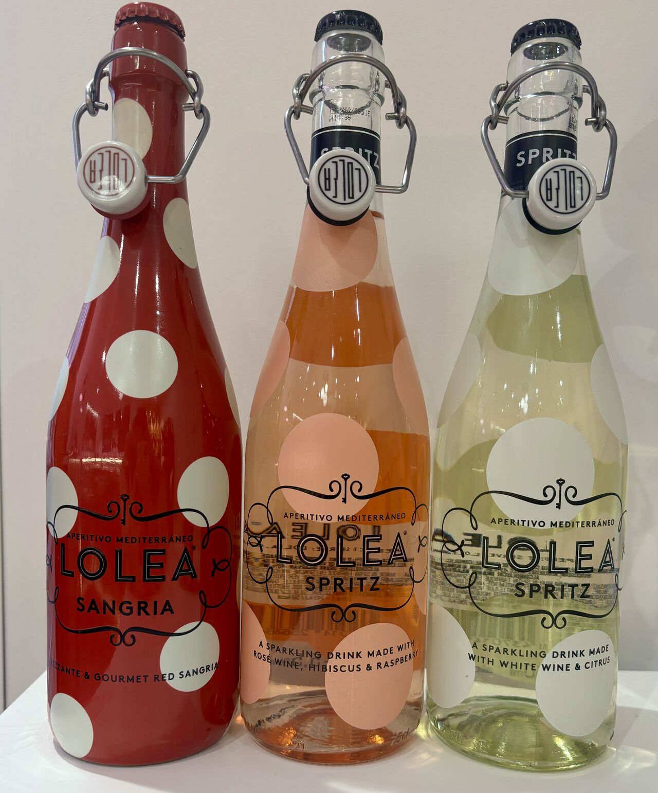 LOLEA Sangria : rouge, rosé et blanche 