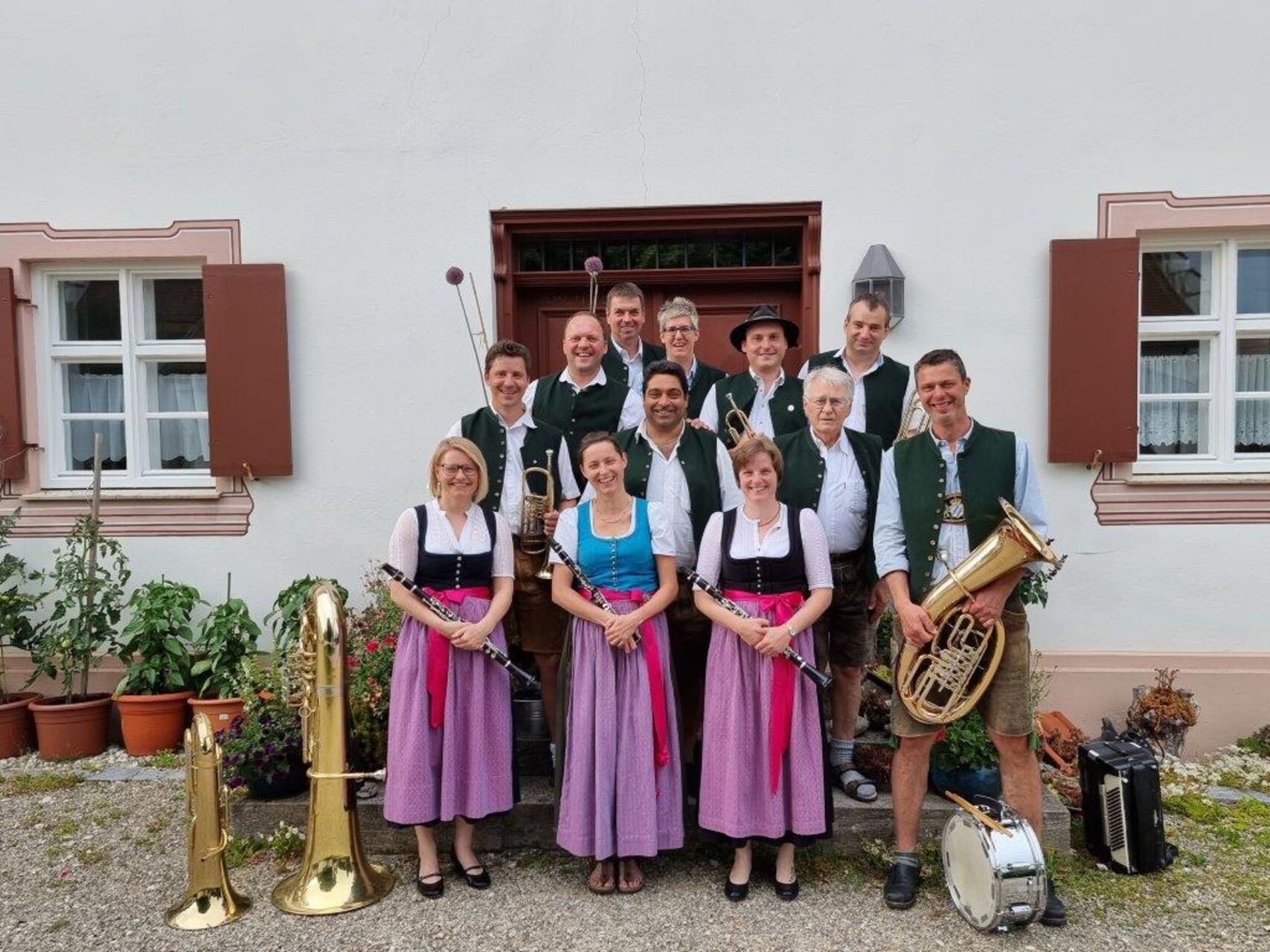 Biergarteneröffnung mit den Paartaler Musikanten