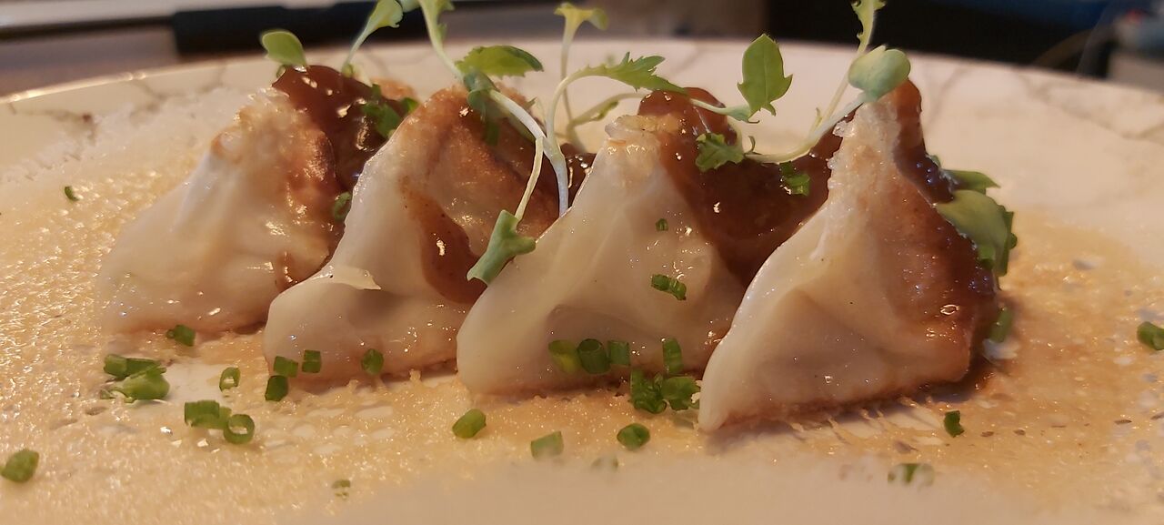 Gyozas de Gambas