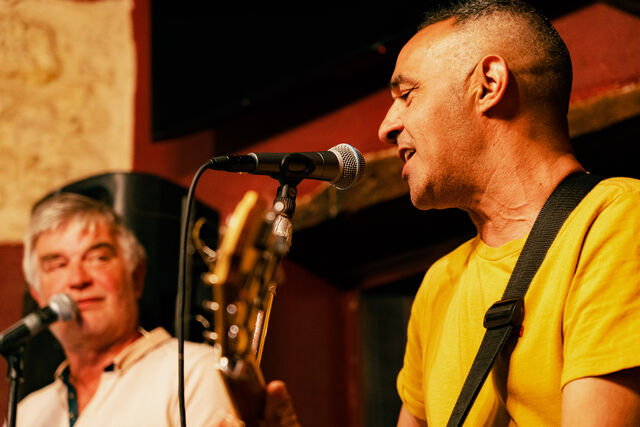 Mémé et Christophe au micro sur 