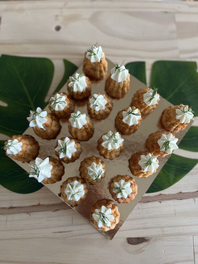 Cannelés saumon-aneth