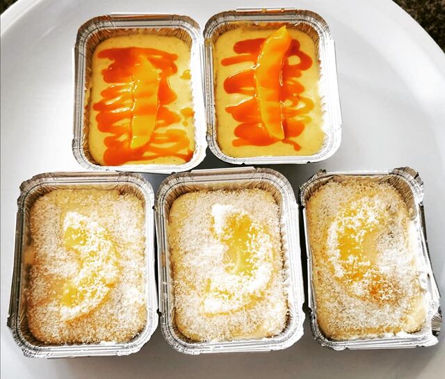 Tiramisus ananas, mangue et litchi