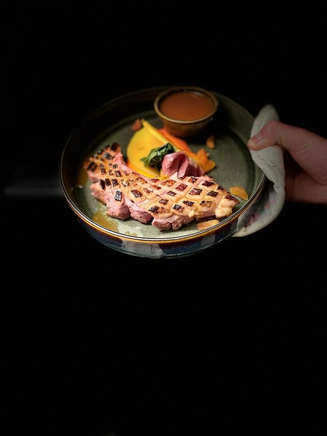 Magret de canard au cognac