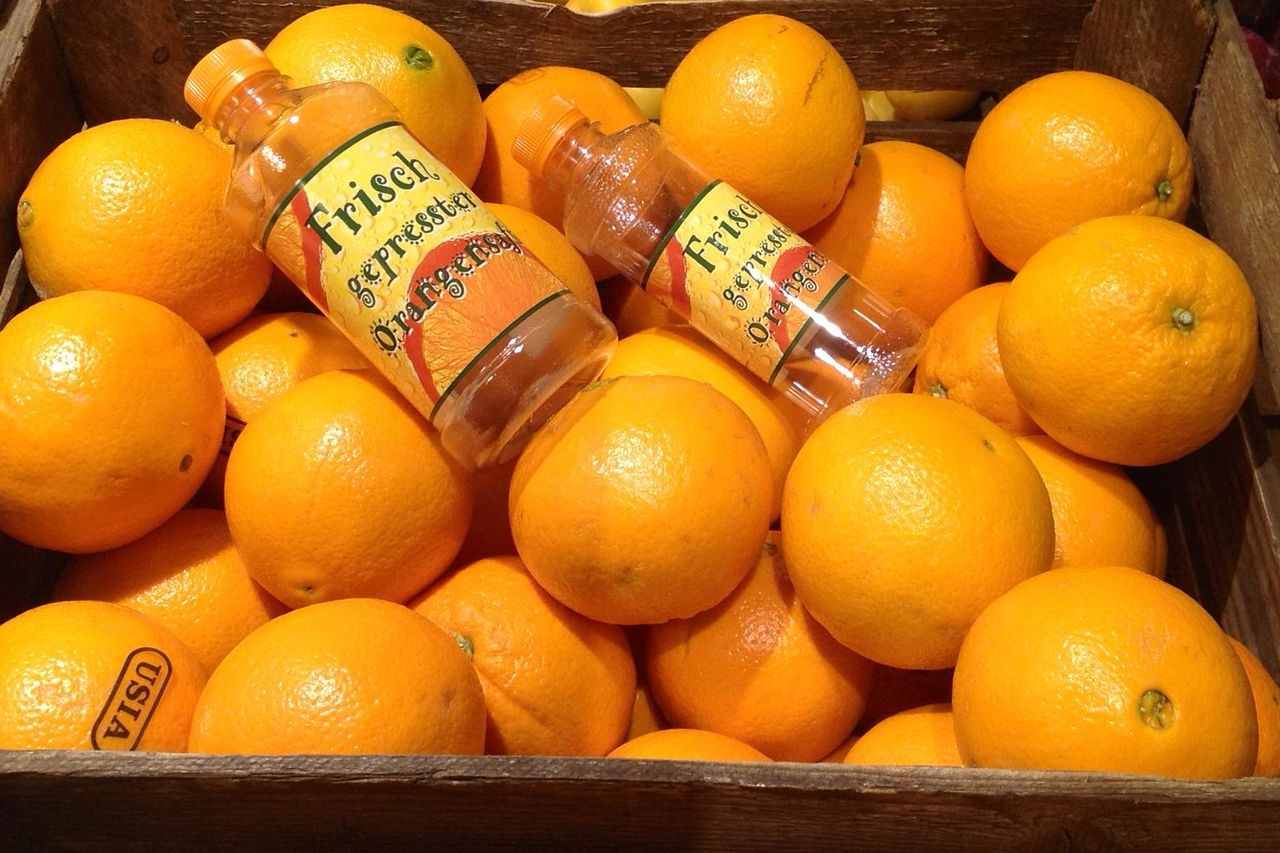 Frisch gepresster Orangensaft