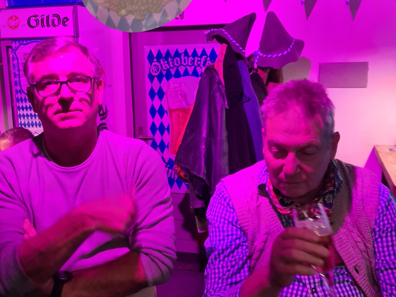 Prominenz war auch da: ... der Bergdoktor und der Wendtler