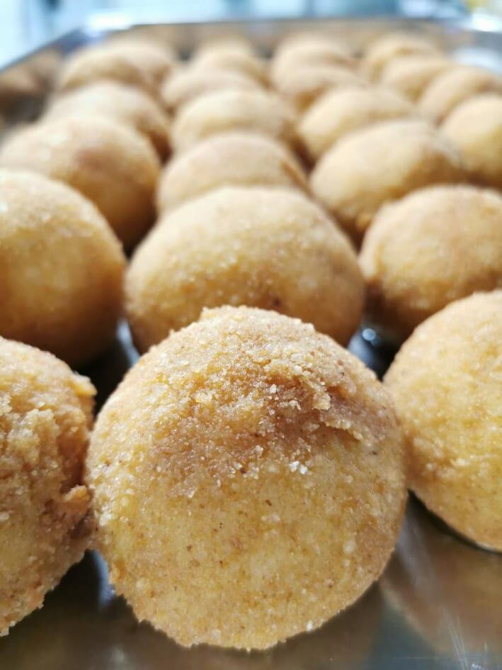Préparation arancini à la Napolitaine