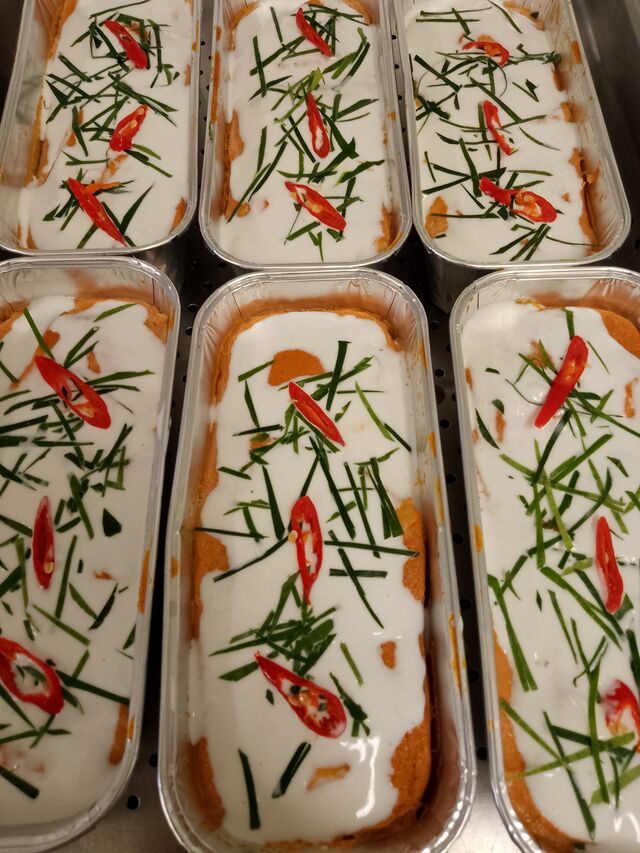 Cassolettes de poisson, lait coco et curry rouge 13,50 Euros la part