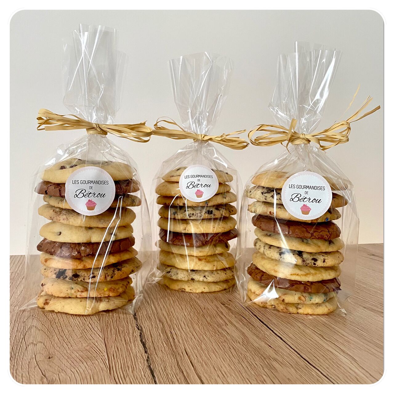 30 Cookies / 6 goûts