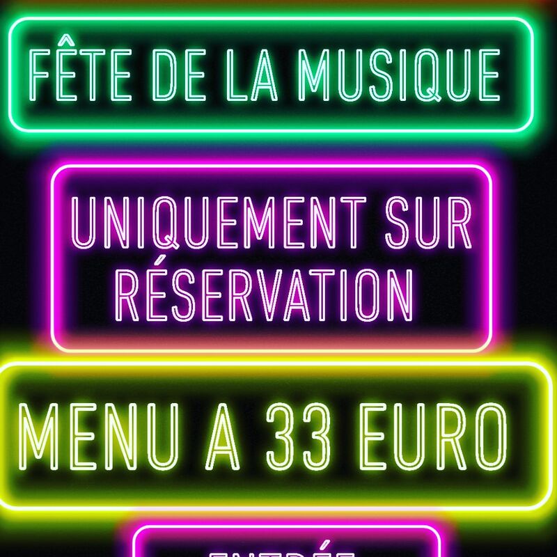 Fête de la musique mardi 21 juin 2022