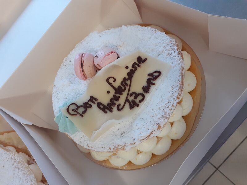 Millefeuille sucre glace