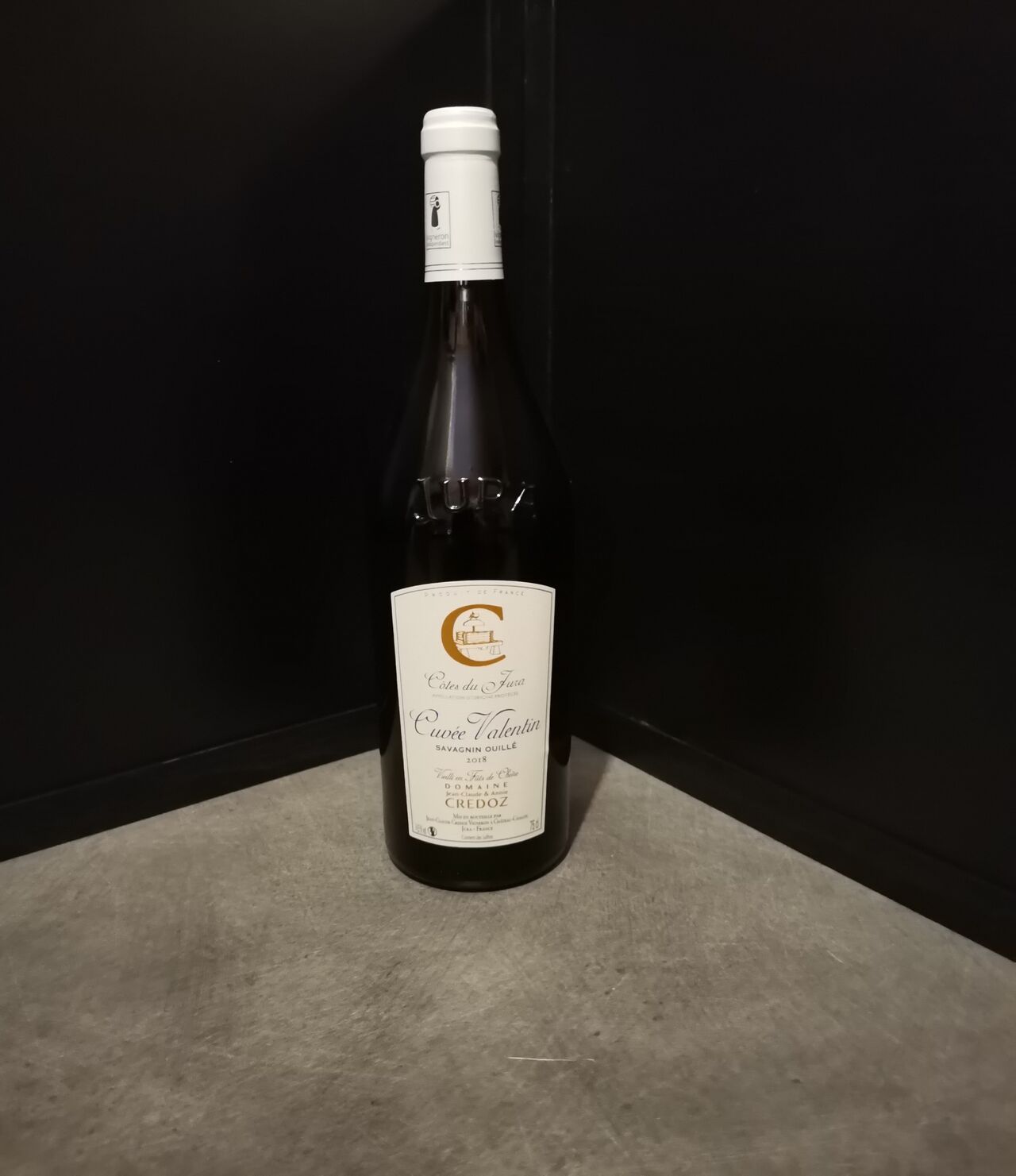 Domaine Jean-Claude Credoz=Cuvée Valentin, Savagnin ouillé 2018=21€ 