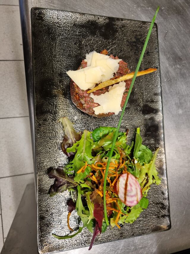 Tartare de bœuf à l'italienne