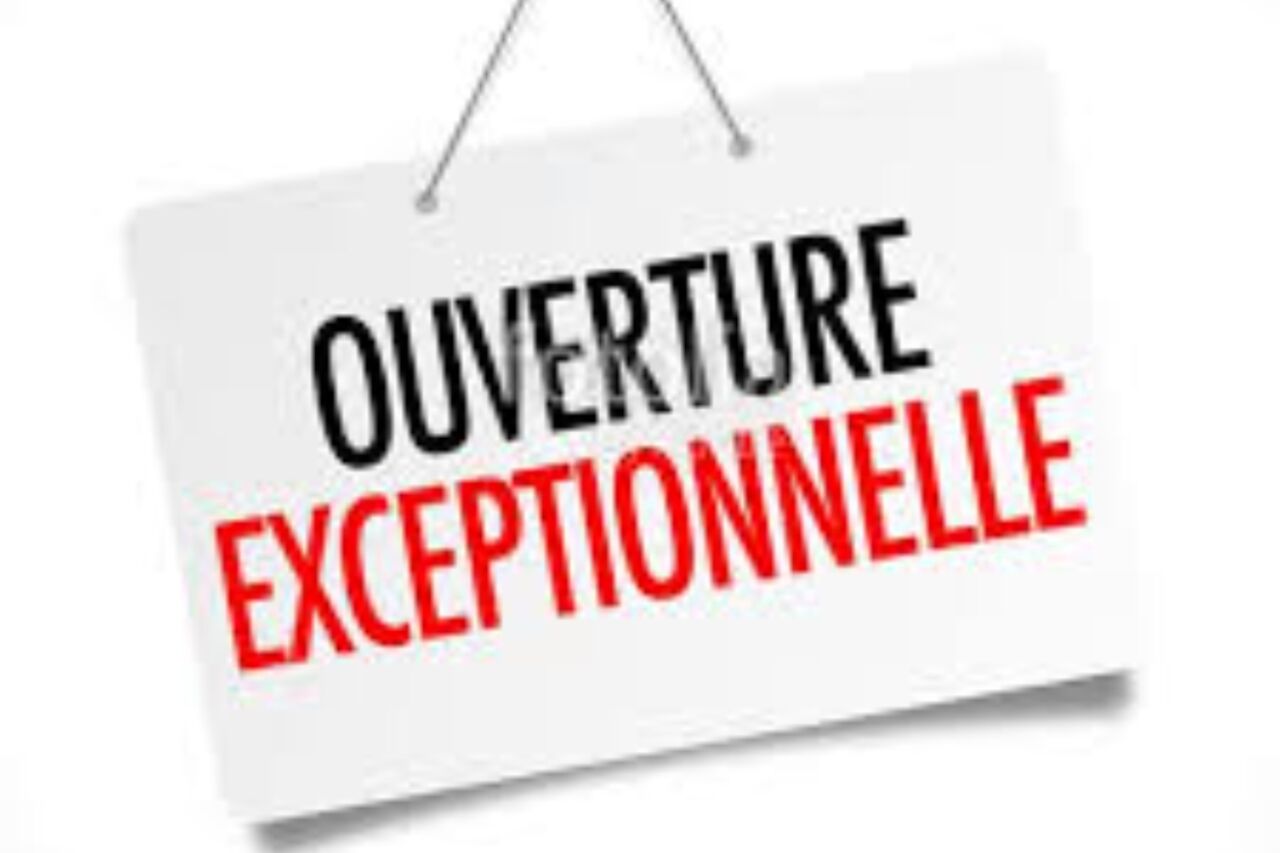 Ouverture le dimanche 24 Novembre 2024