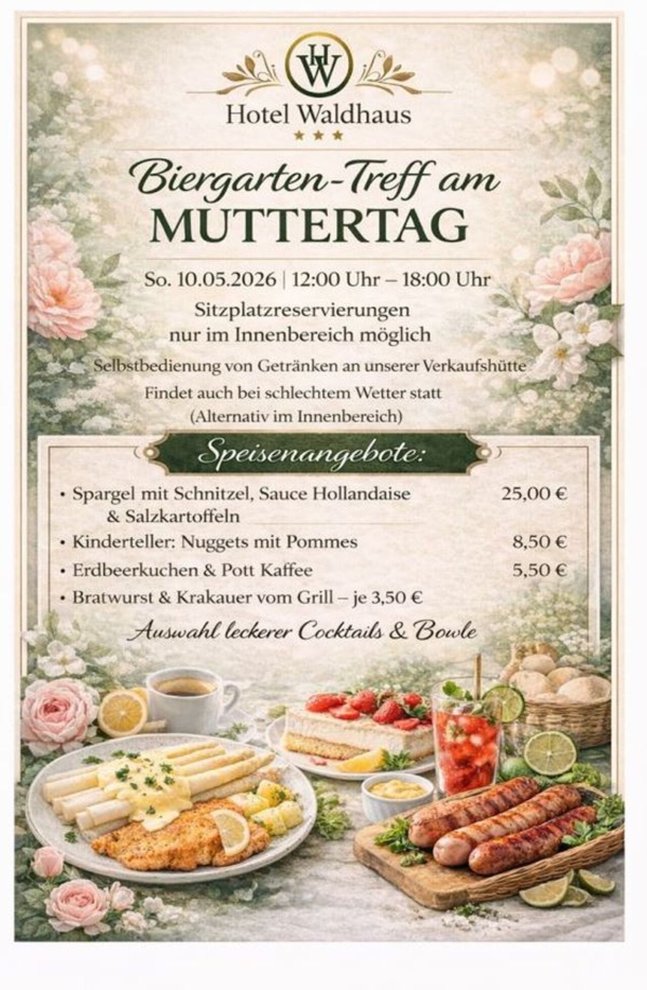 Muttertag im Biergarten