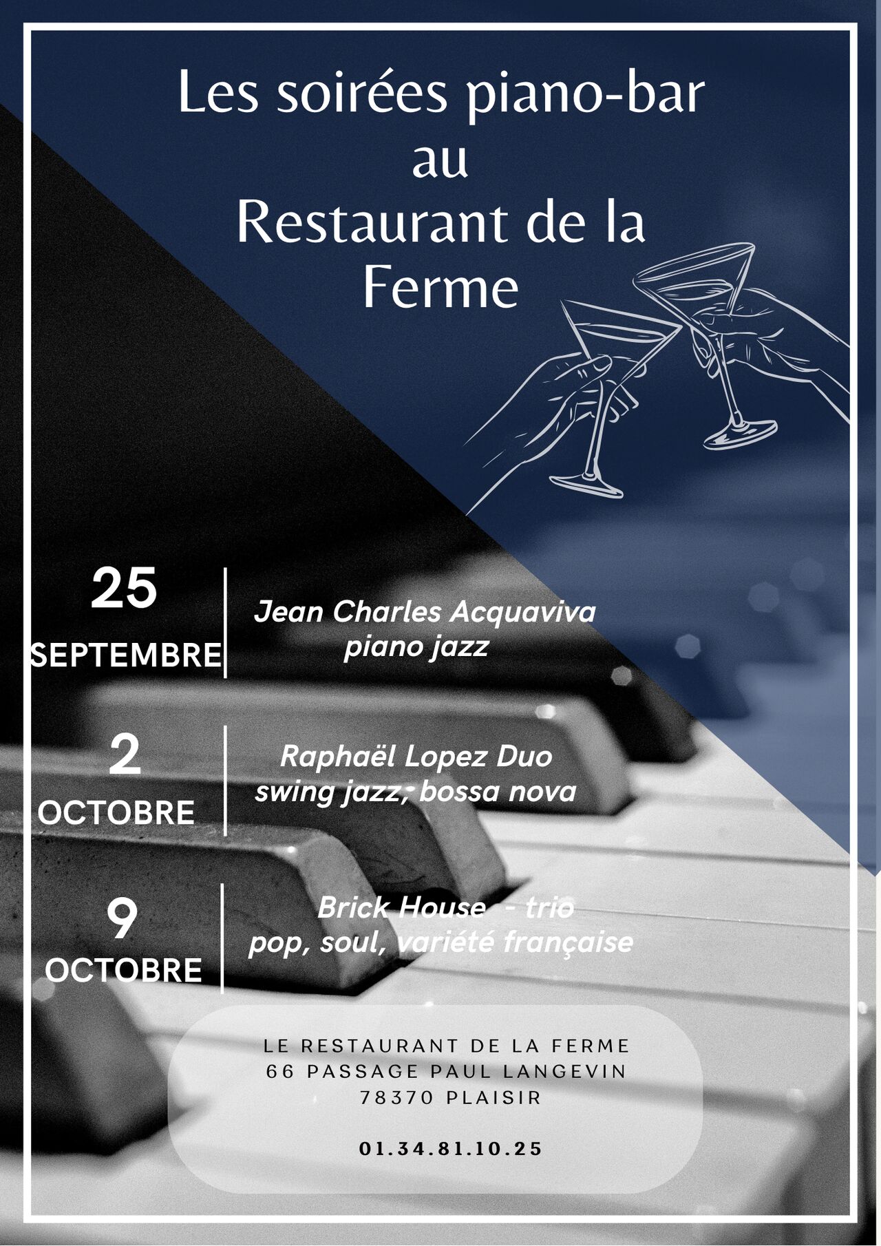 Soirées piano-bar