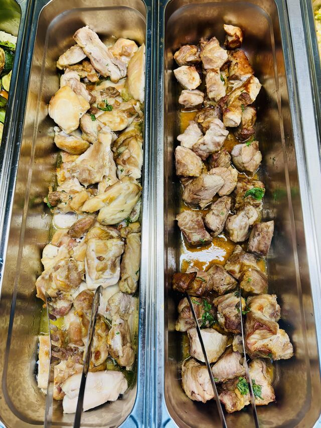 Hähnchen und Schweine fleisch ( grillen )