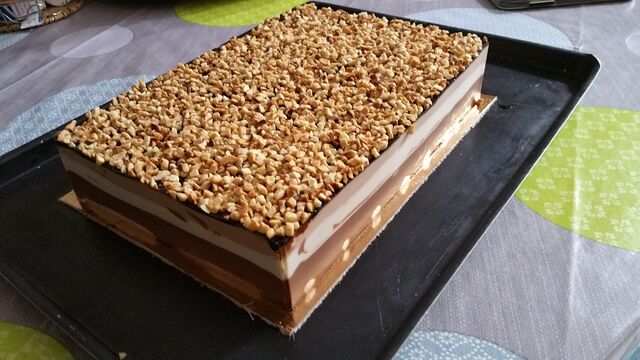 Fondant trois chocolats.